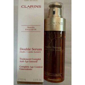 Clarins Double Serum/Hydric+Lipidic System 3.3oz/100ml  New